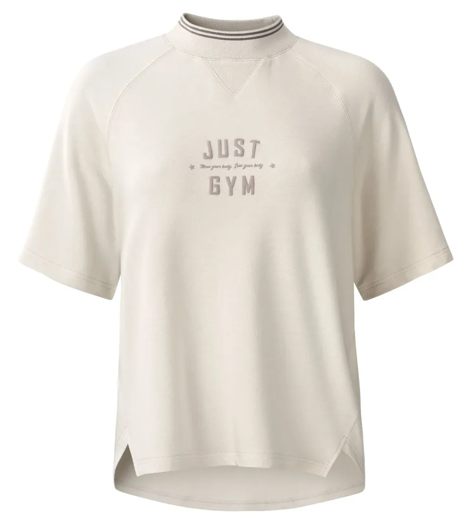 LPO Lucy T-Shirt Damen beige Modal leger