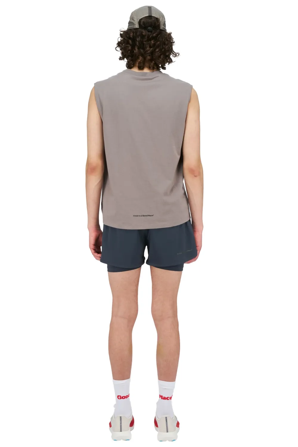 UNNA Flex Tank Tanktop Steel Grey reflektierend
