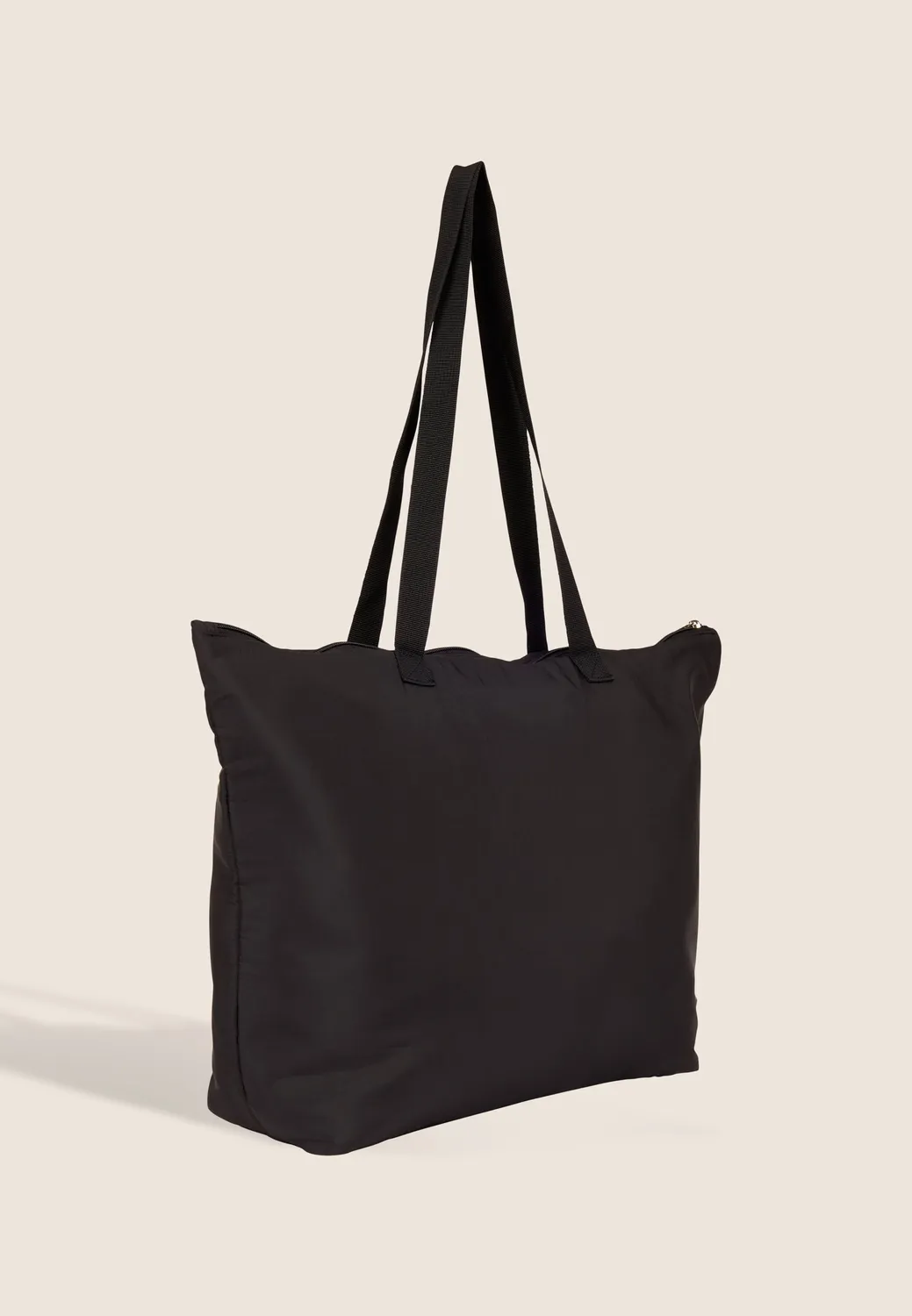 Freddy Shopper Tasche schwarz Nylon mit Zip