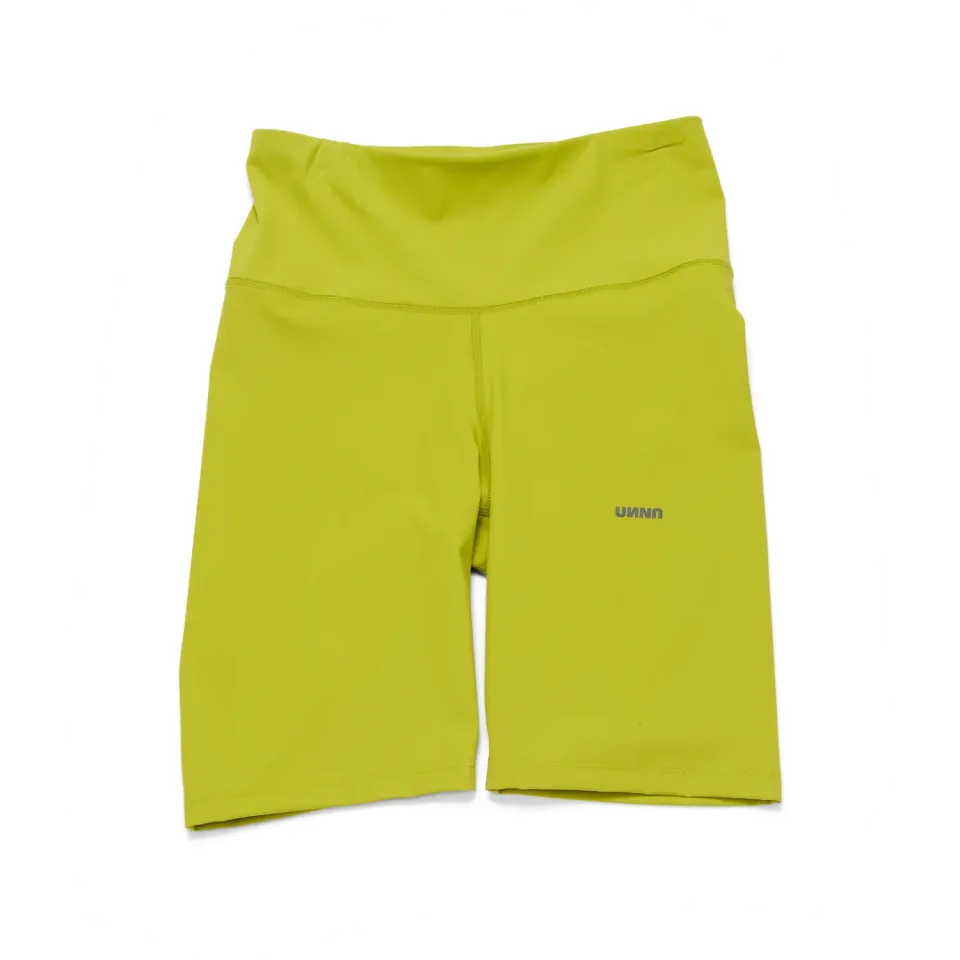 UNNA Good Place Shorts Laufshorts goldgrün mit Handytasche