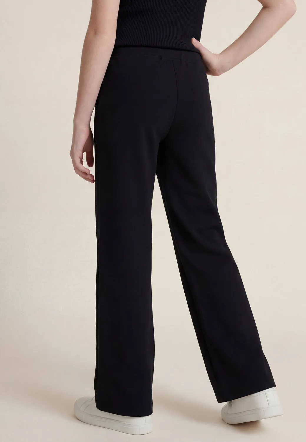 Freddy Flare-Leggings Mädchen schwarz mit Strass