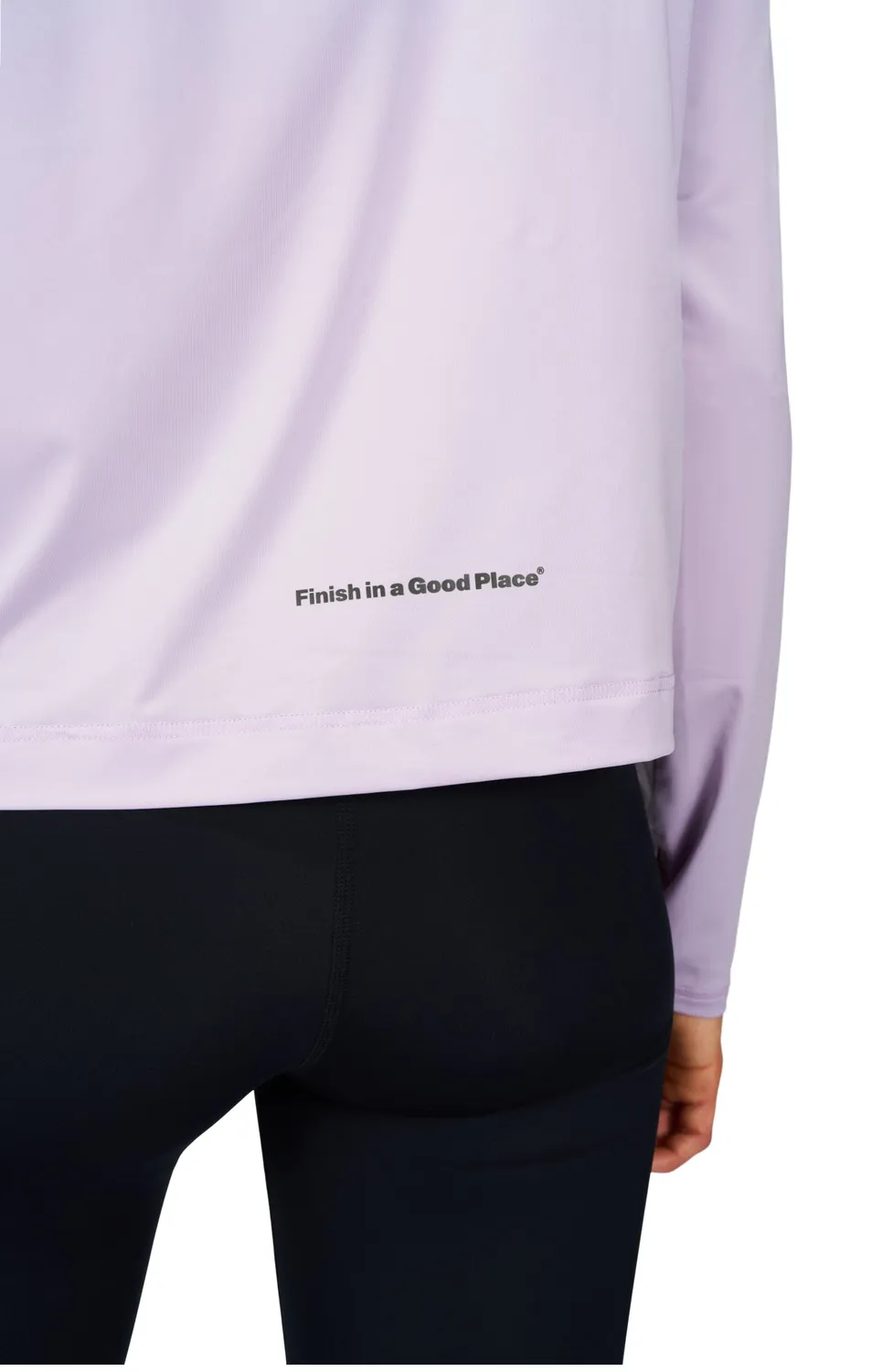 UNNA Shiny Long Sleeve W Laufshirt Damen Dusty Orchid reflektierend