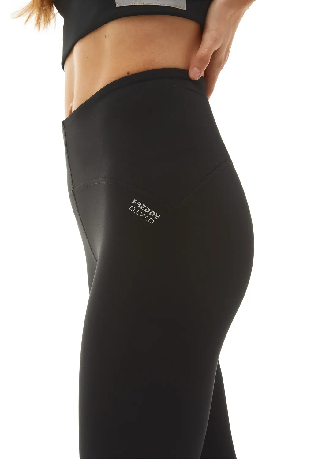 Freddy SuperFit 7/8 Leggings Damen schwarz High Waist