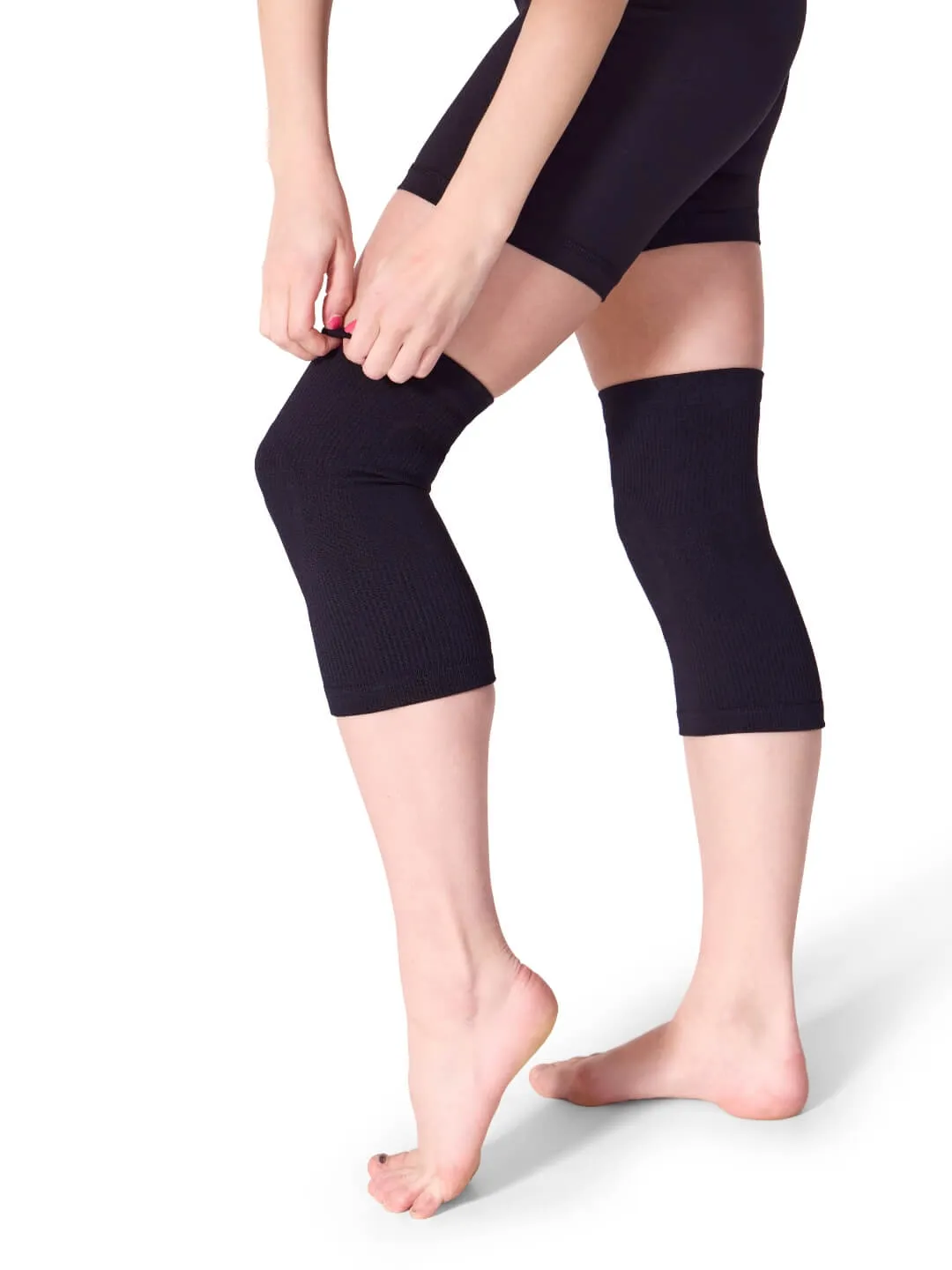 Capezio Bunheads BH1652 Gel Knieschoner Schwarz