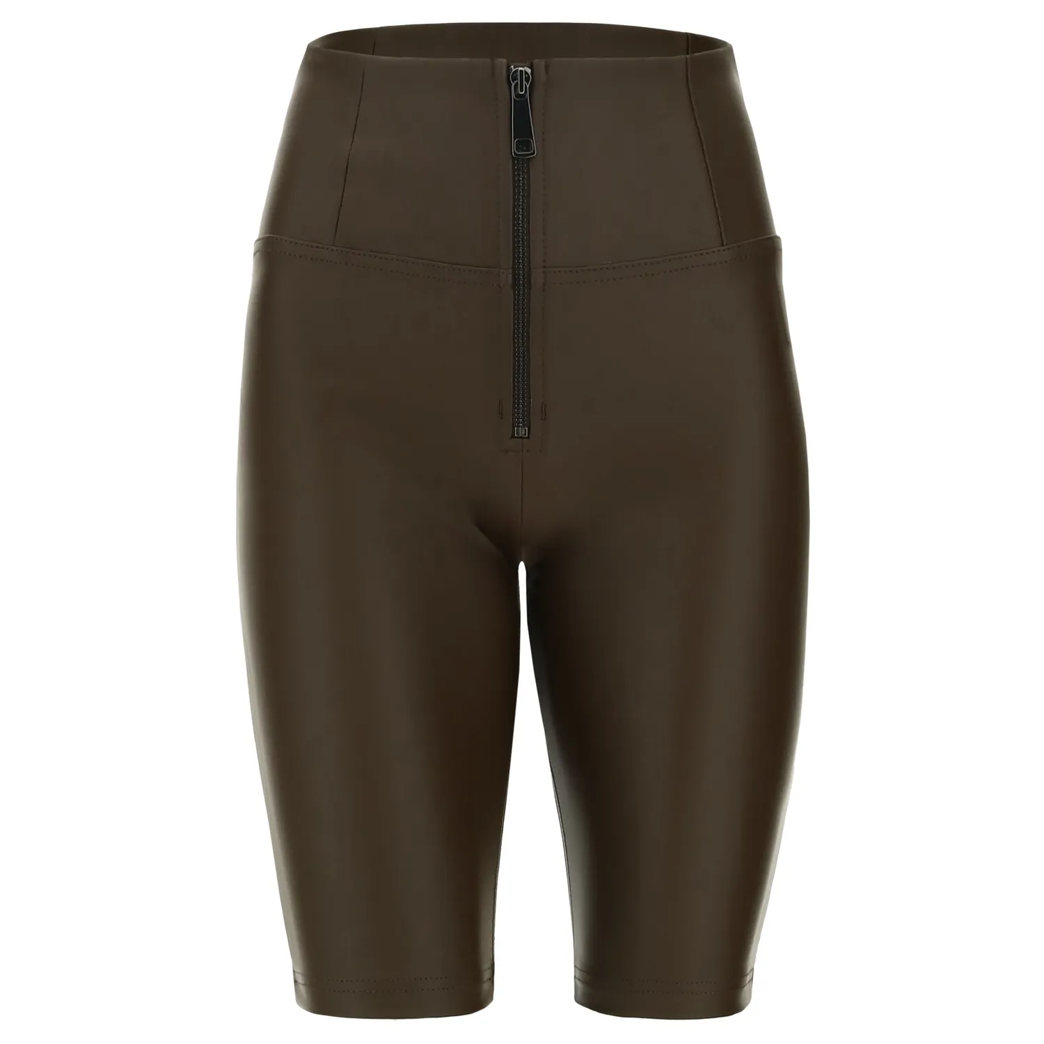Freddy WR.UP Biker Kunstleder-Leggings Demitasse Push-up