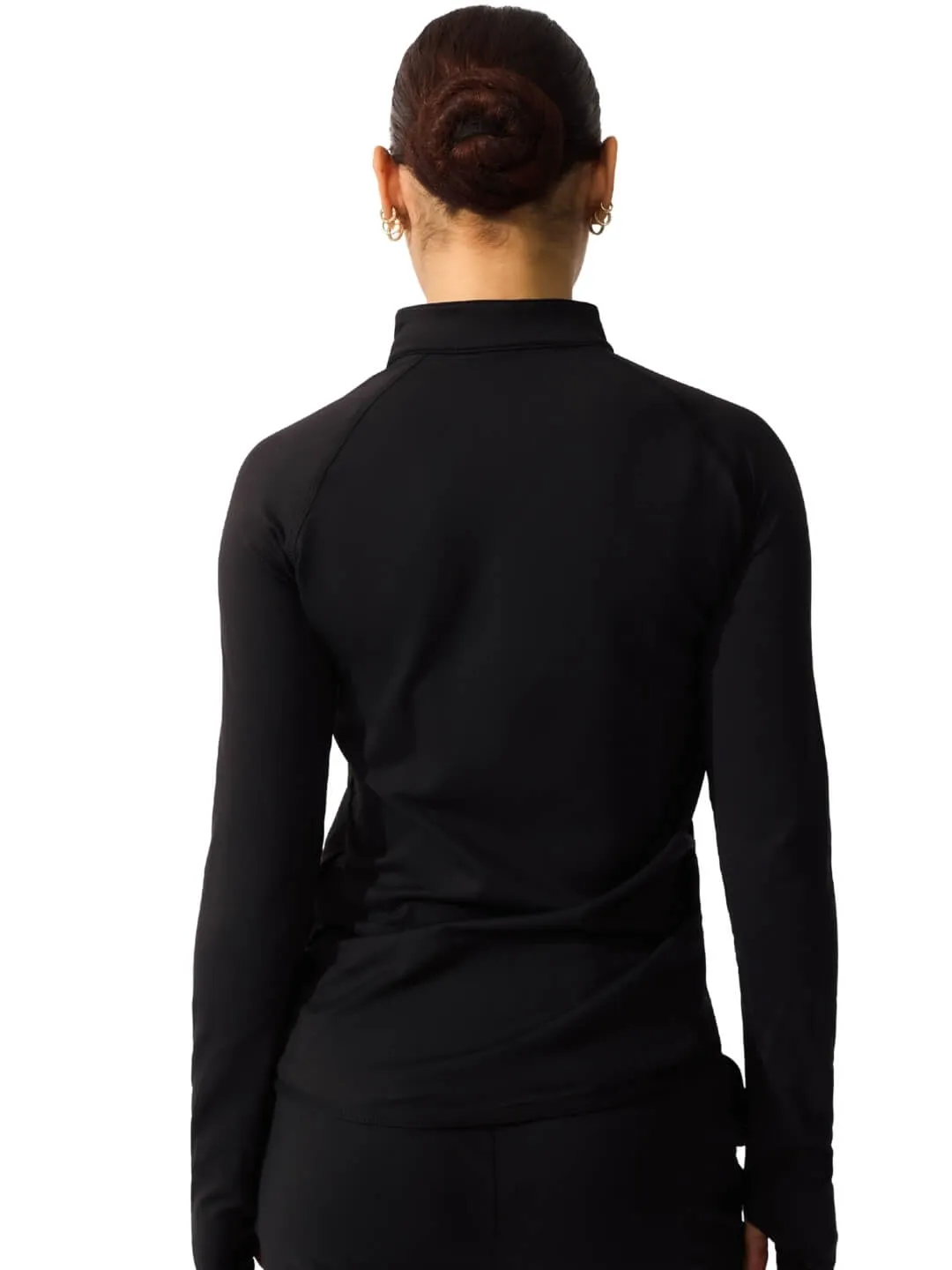 Capezio Studio Collection SE1069U Jacke Schwarz mit Daumenloch
