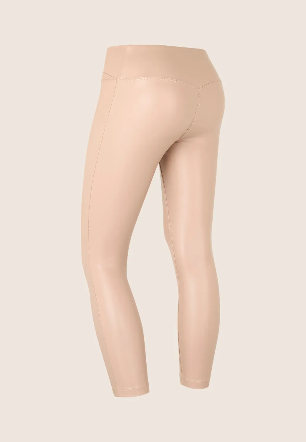 Freddy 7/8 Incrocio Leggings Forged Iron Vinyl-Look