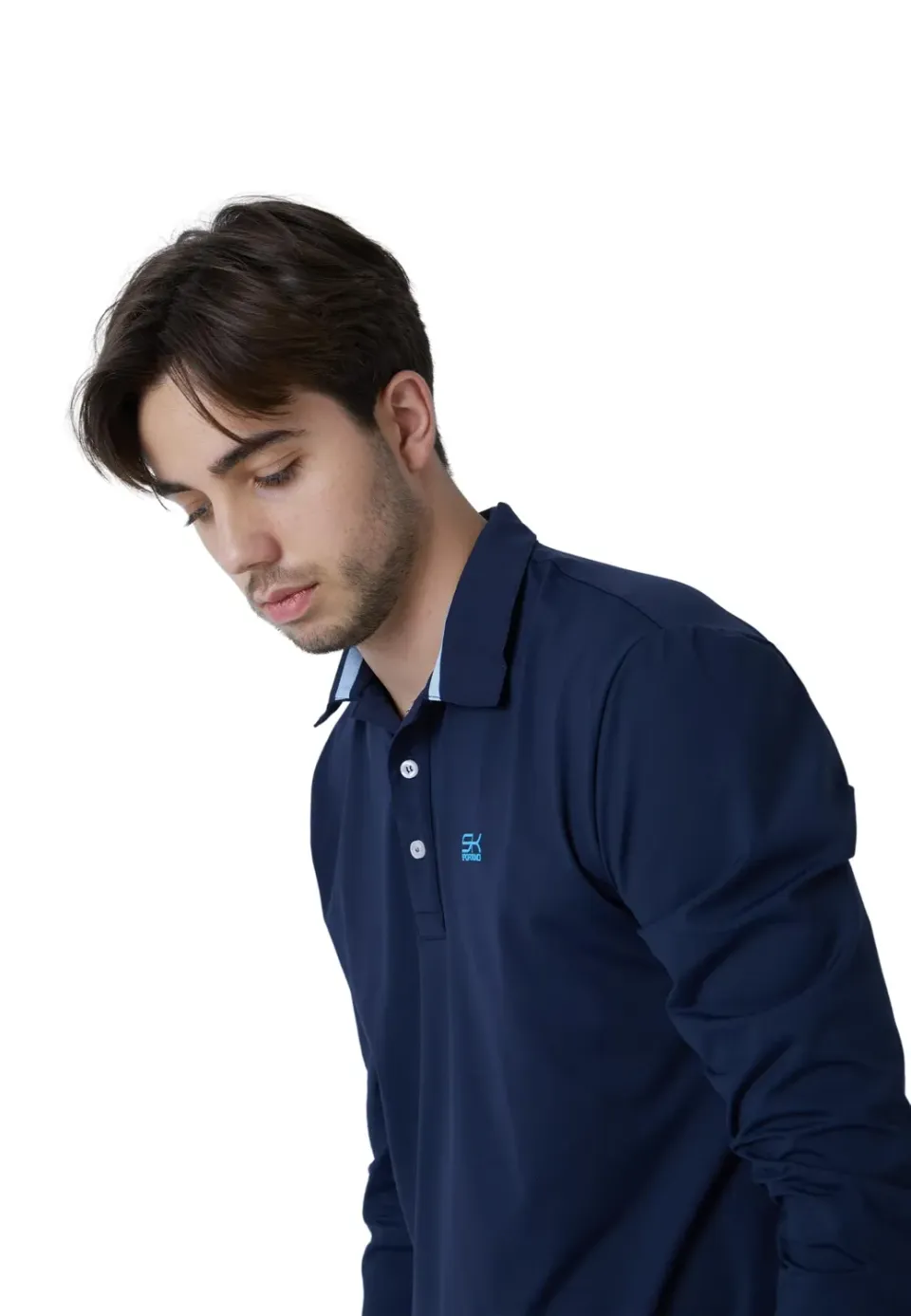 SPORTKIND Tennis Poloshirt Langarm Jungen UPF 50+ Stretch