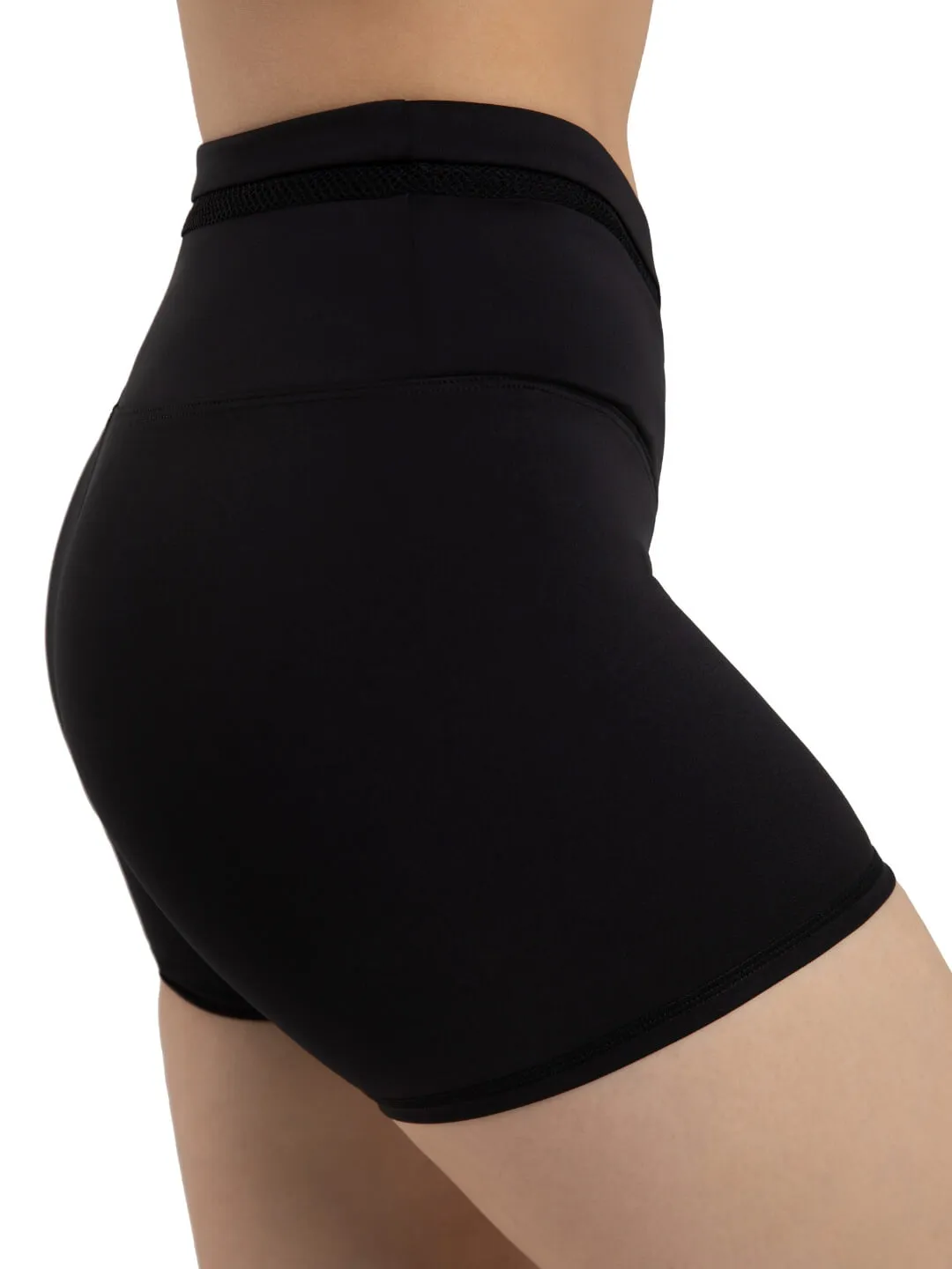 Capezio Class 12273W Seaboard Shorts Schwarz High-Waist