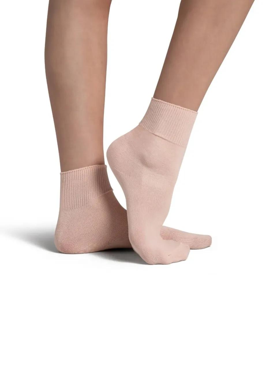 Capezio Dance Sock BG017C Tanzsocken Weiß Kinder Rippbündchen