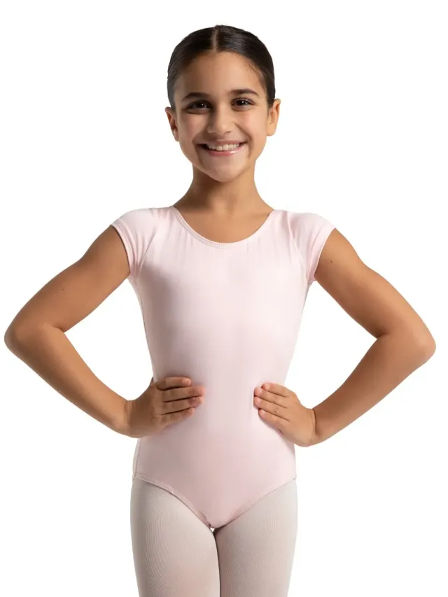 Capezio Studio SE1005C Mädchen Ballettanzug Kurzarm Schwarz