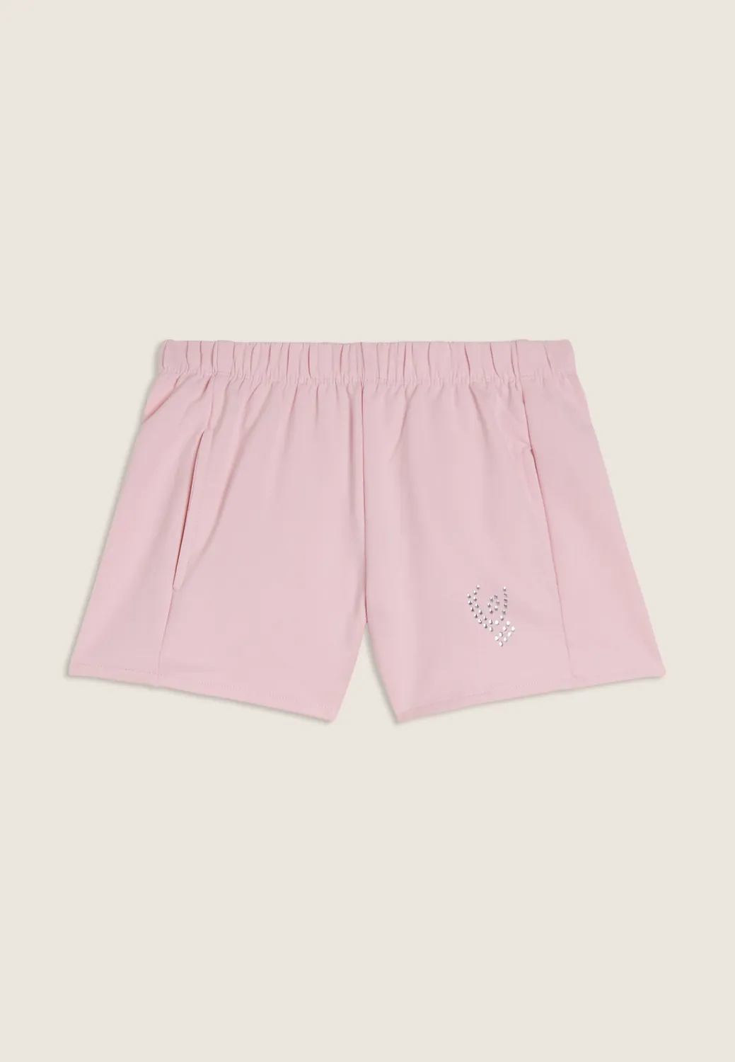 Freddy Kinder Shorts French Terry Schwarz Strass