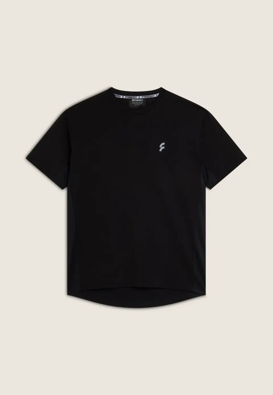 Freddy Herren Funktionsshirt Schwarz Mesh atmungsaktiv