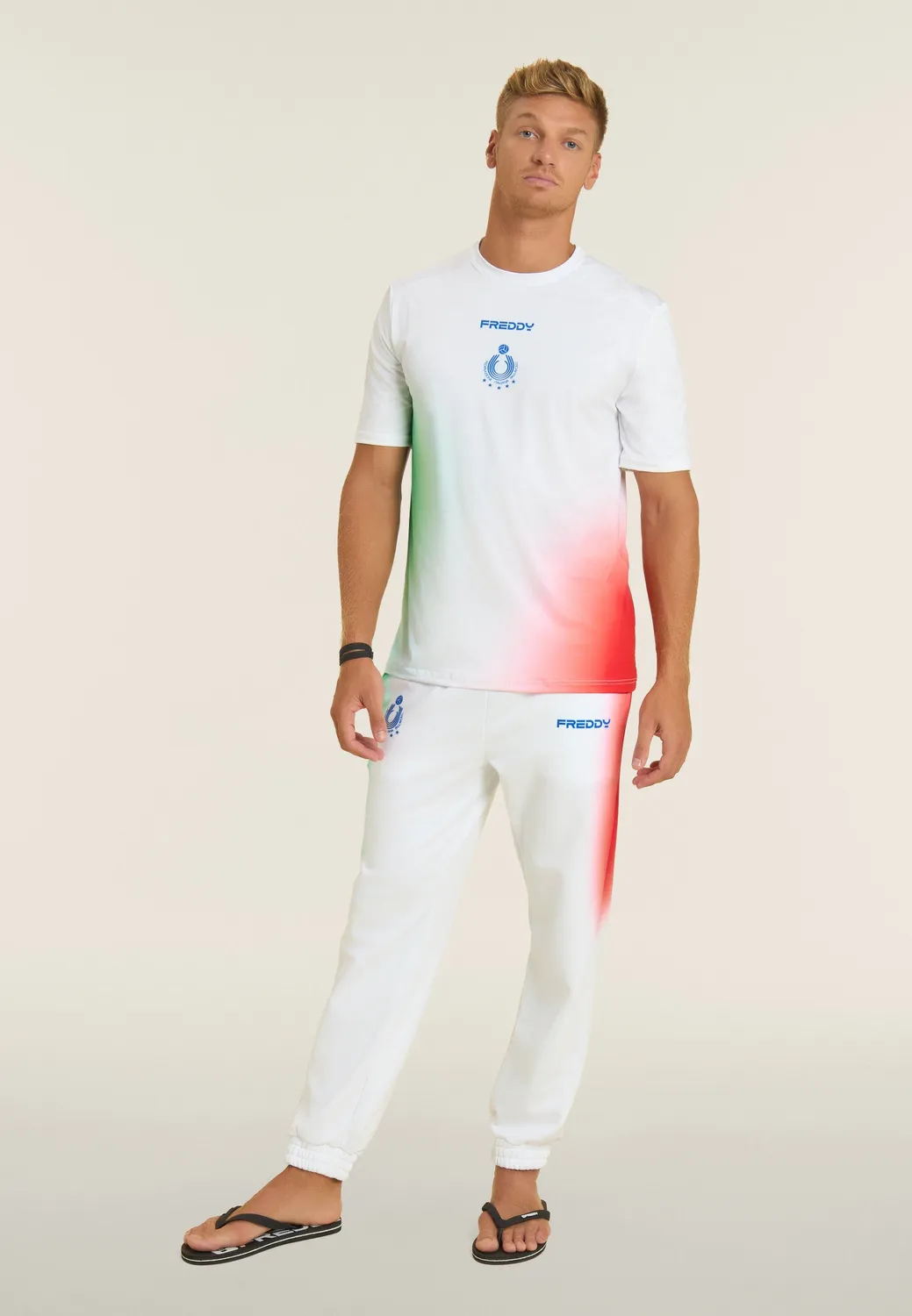 Freddy Beach Volley Nazionale Italia 2025/26 T-Shirt blau