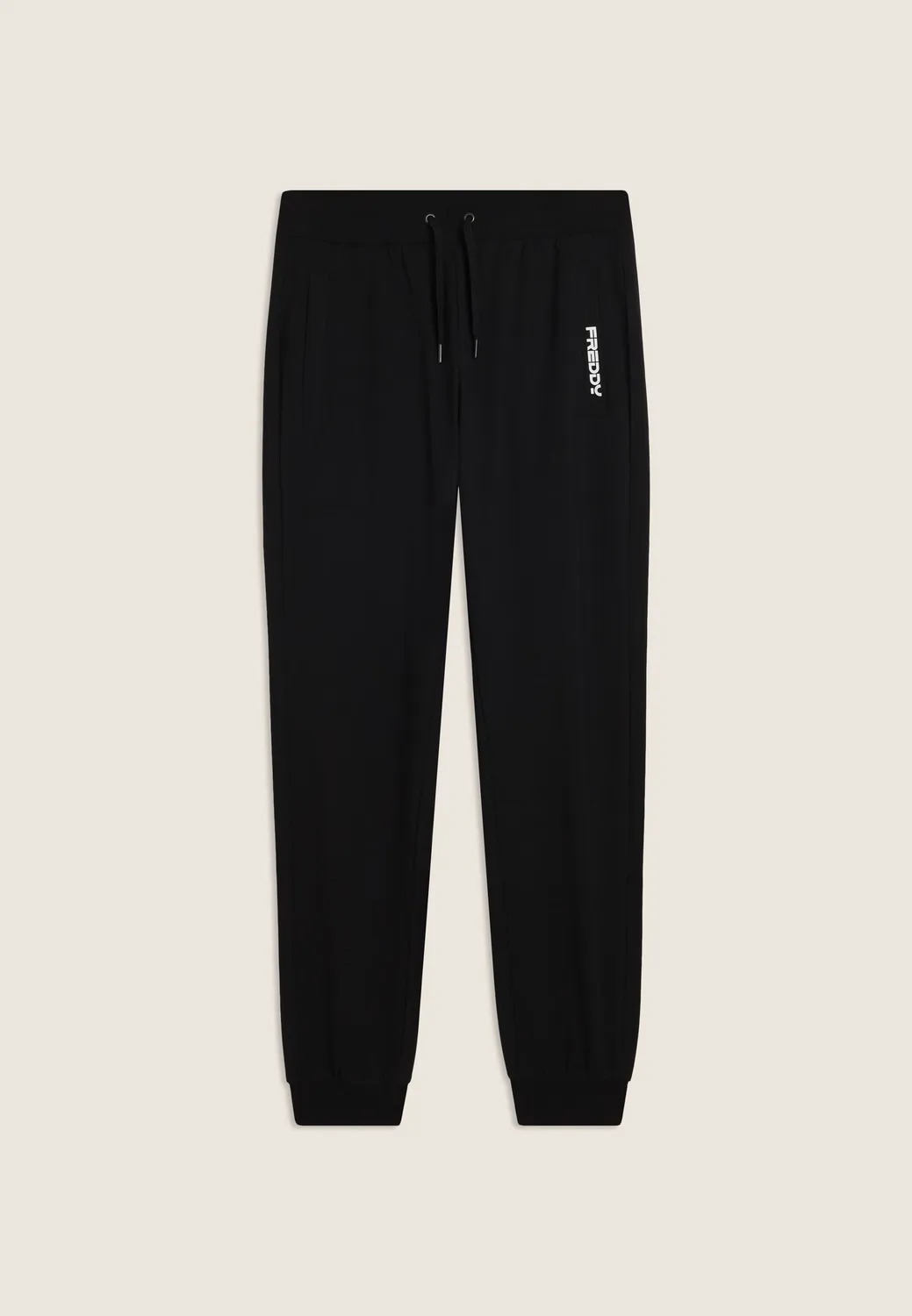 Freddy Jersey Stretch Sporthose schwarz mit Taschen