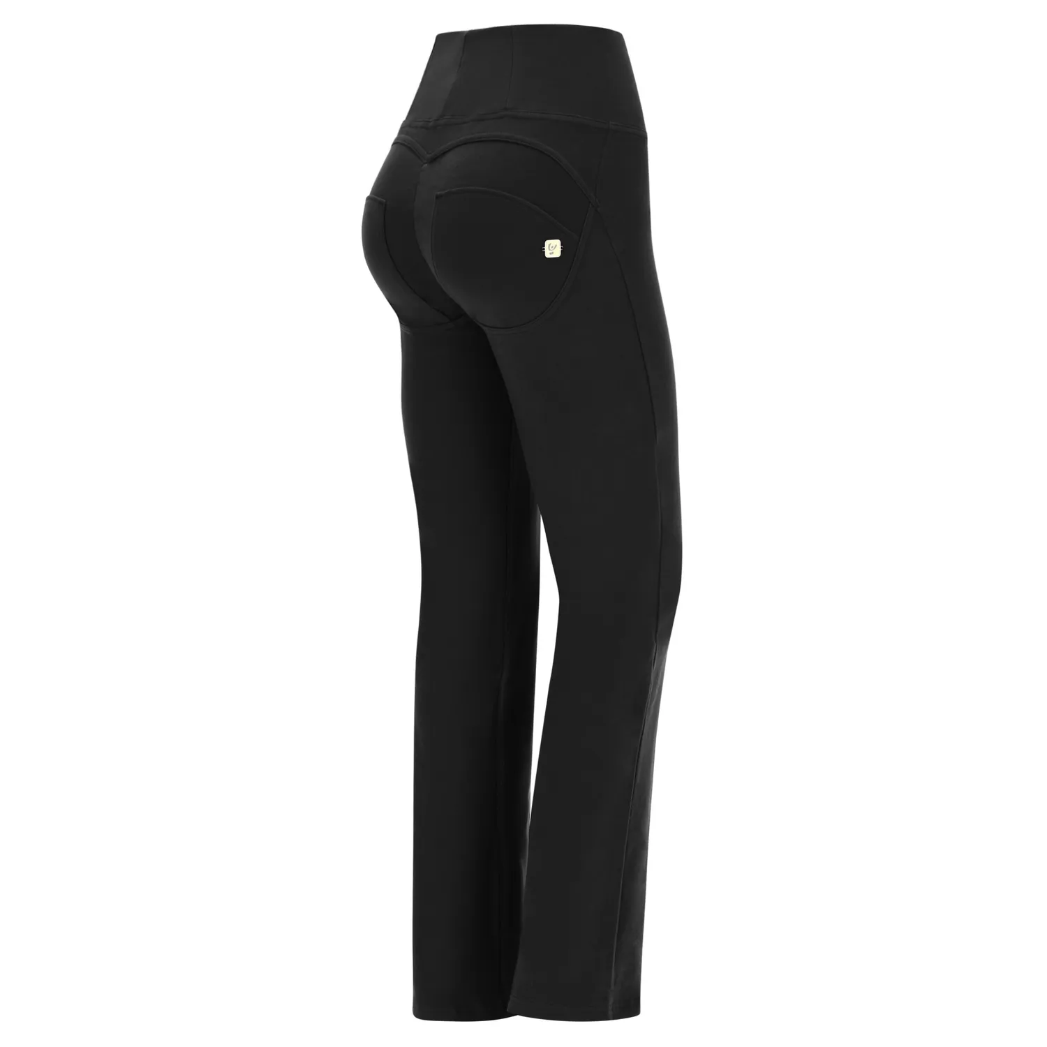 Freddy WR.UP Wide Leg Hose High Waist Oliv Bio