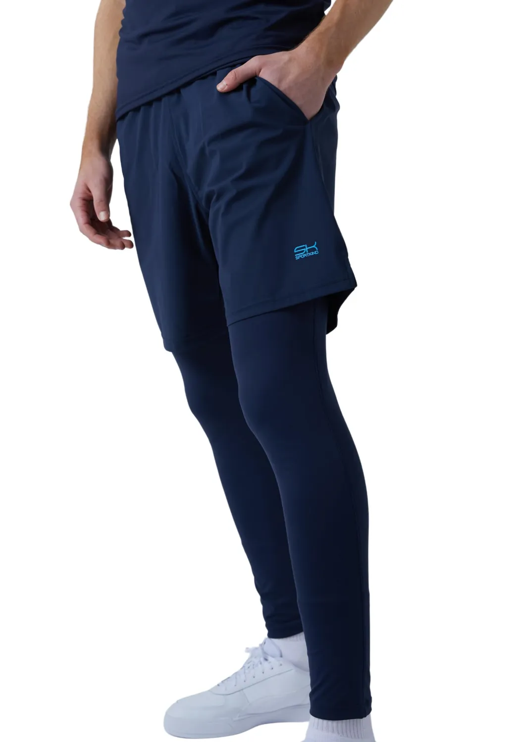 SPORTKIND 2-in-1 Shorts Leggings Gr.152 Taschen UV-Schutz