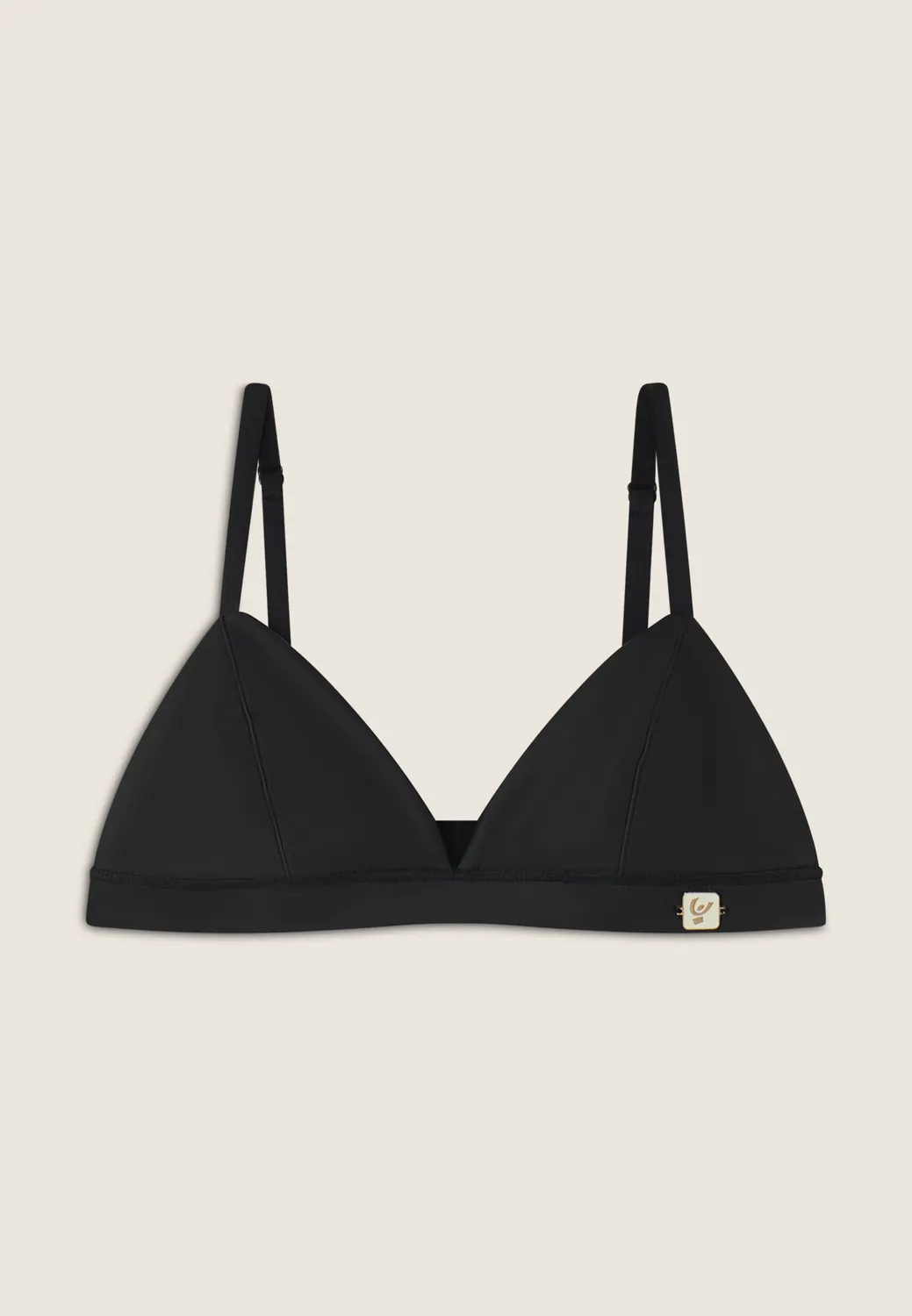 Freddy Triangel-Top Damen Nero Laminat-Optik