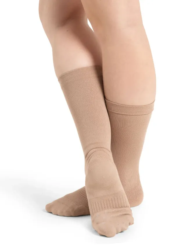 Capezio Lifeknit H073 Socken Skintone 01 Stütz-Kompression