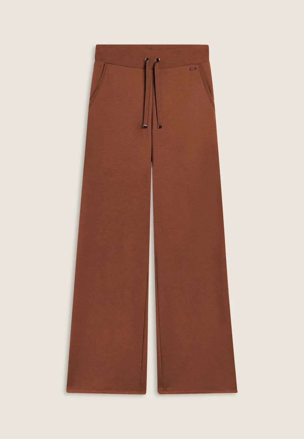 Freddy Wide Leg Hose schwarz Micro-Zopf