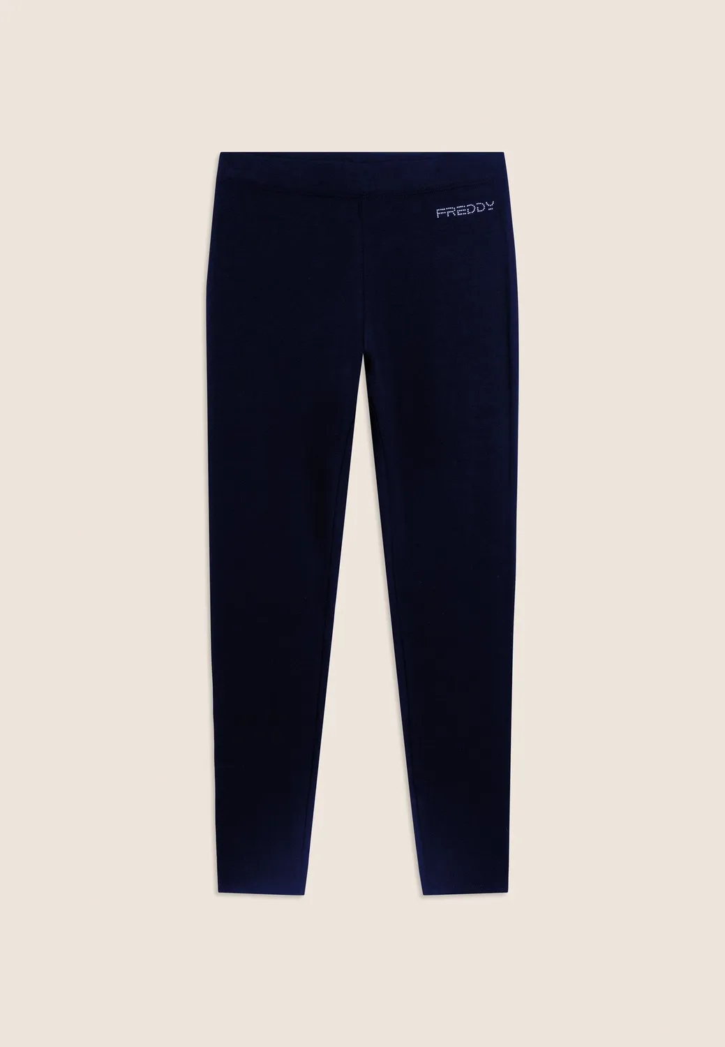 Freddy Leggings 7/8 Herznaht Baumwolle Nero