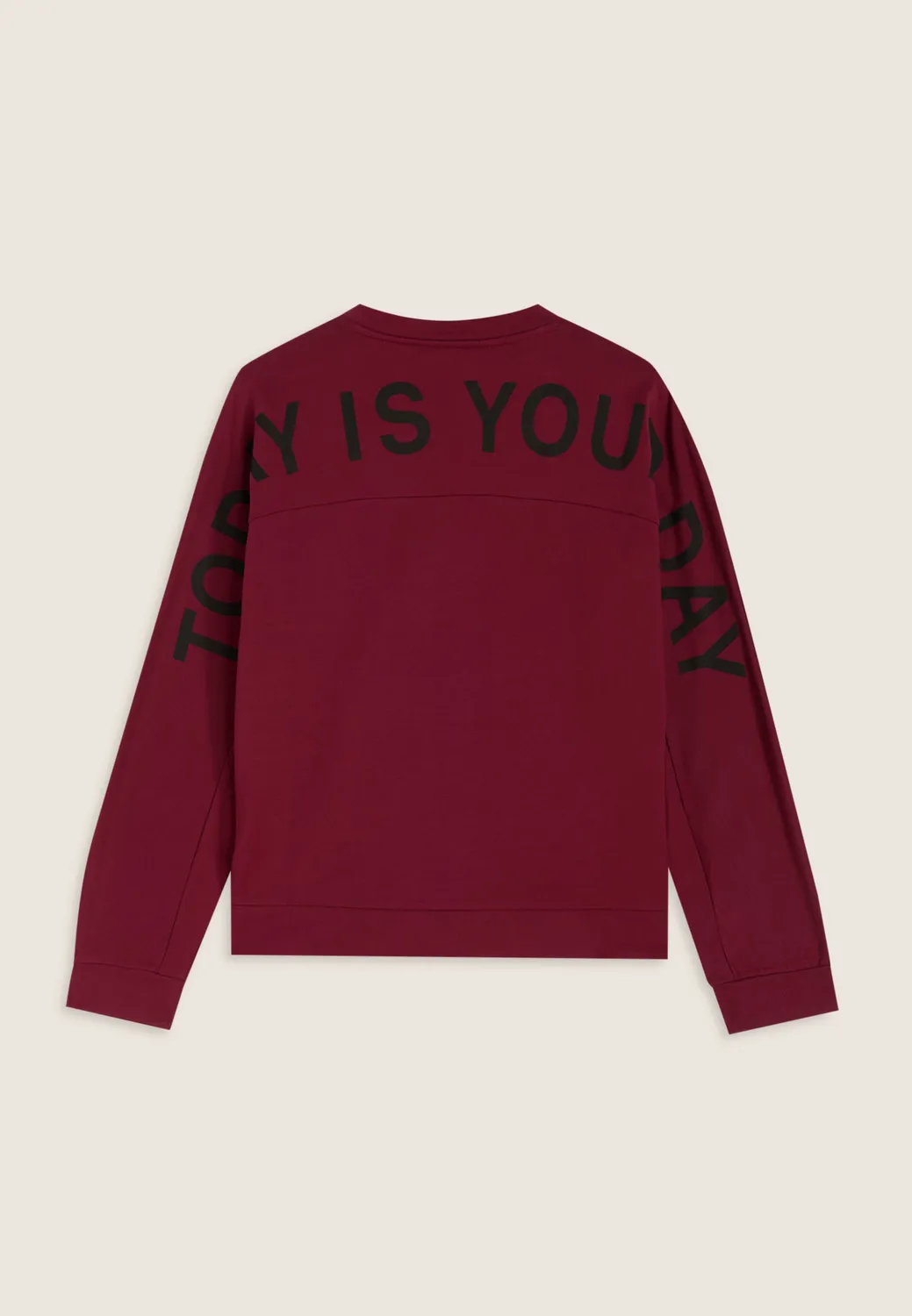 Freddy Damen Sweatshirt Maxi-Print Today Cordovan