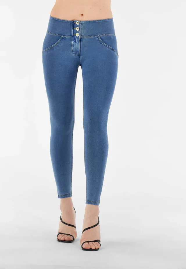 Freddy WR.UP 7/8 Superskinny Jeggings Gray Jeans Bio-Baumwolle