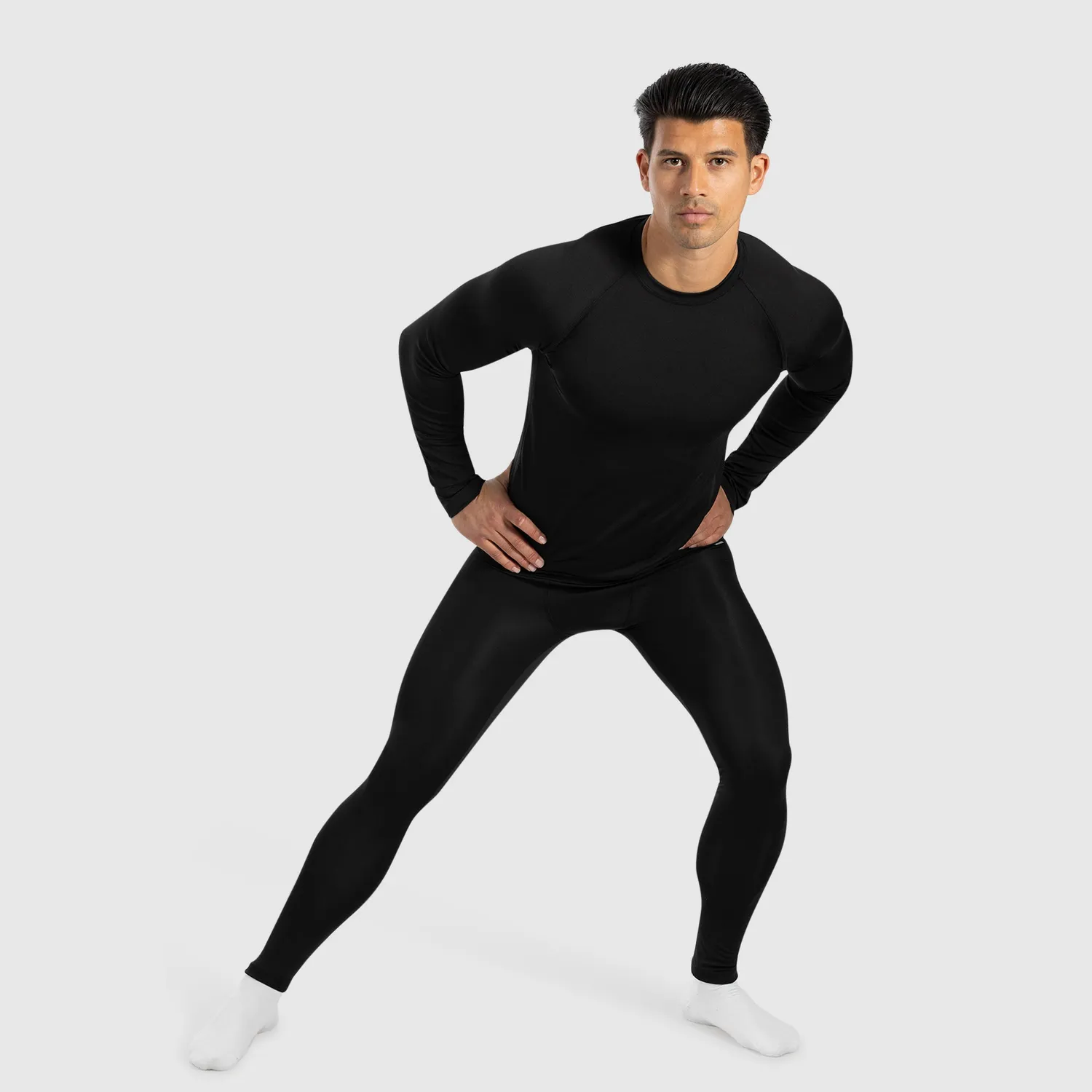 Smilodox Zeyn Kompressionshose Marineblau Base Layer
