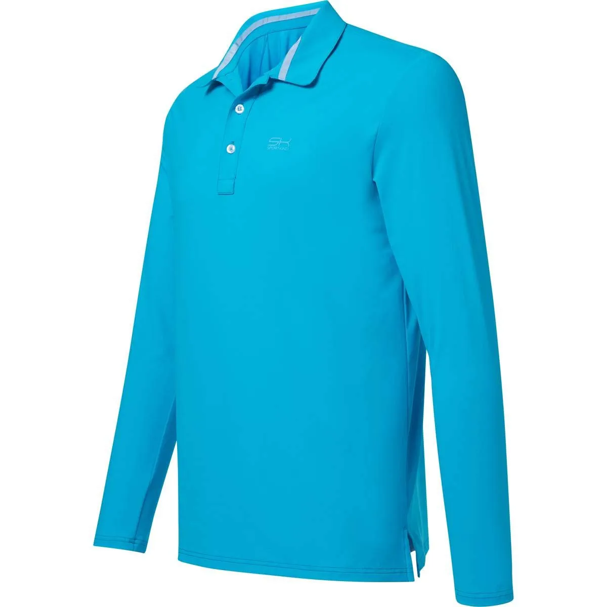 SPORTKIND Tennis Poloshirt Langarm Herren atmungsaktiv