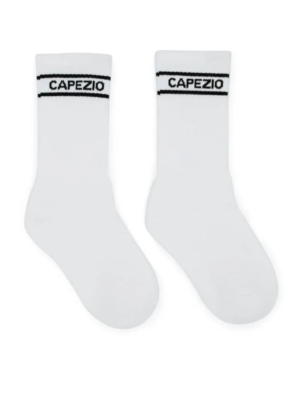 Capezio Street Style Varsity Crew Socken Weiß Baumwolle