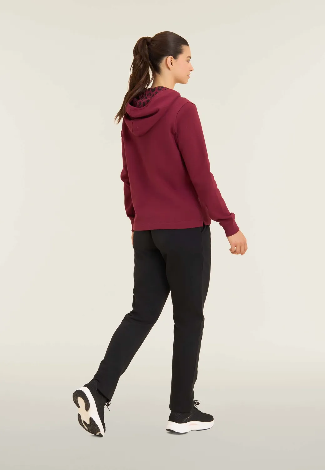 Freddy Trainingsanzug Animalier Cordovan-Schwarz