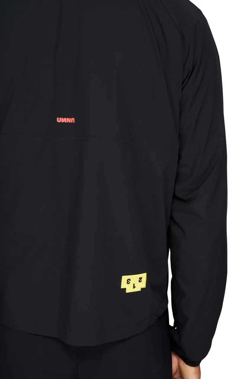 UNNA Run Wild Shirt Overshirt Podium Black Reißverschluss