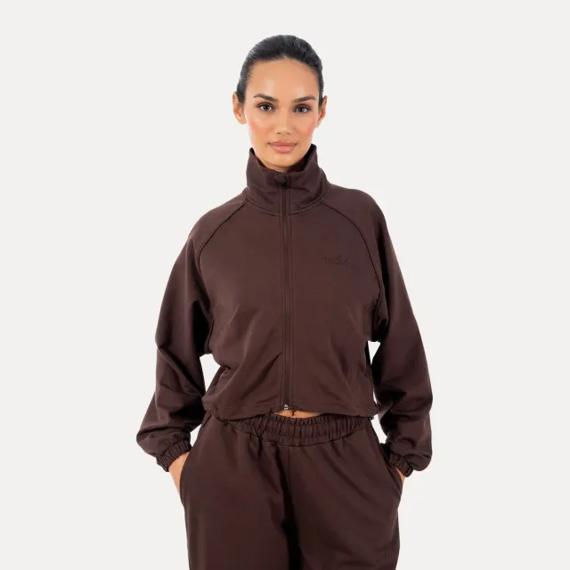 Smilodox Sorea Ylena Jacke Schwarz Cropped