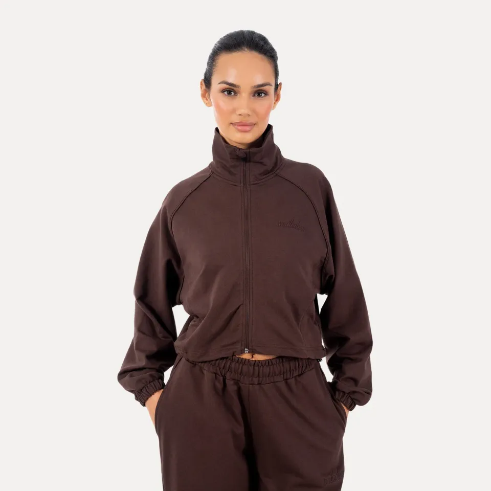 Smilodox Sorea Ylena Jacke Schwarz Cropped