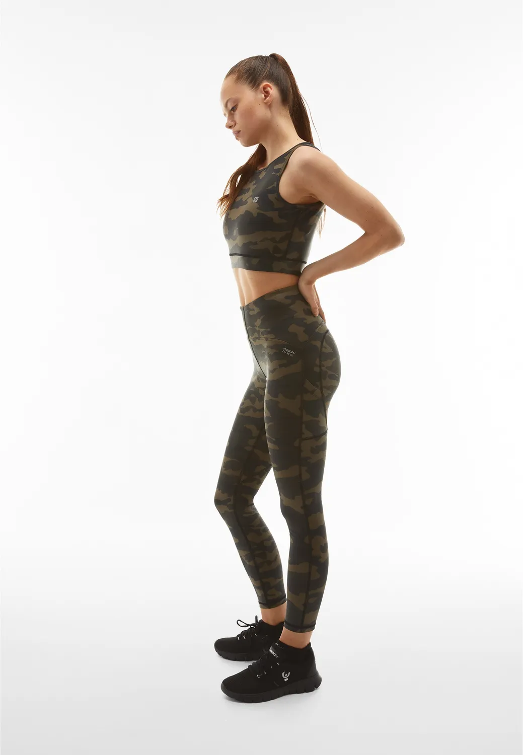 Freddy SuperFit 7/8 Leggings Camouflage Tasche atmungsaktiv