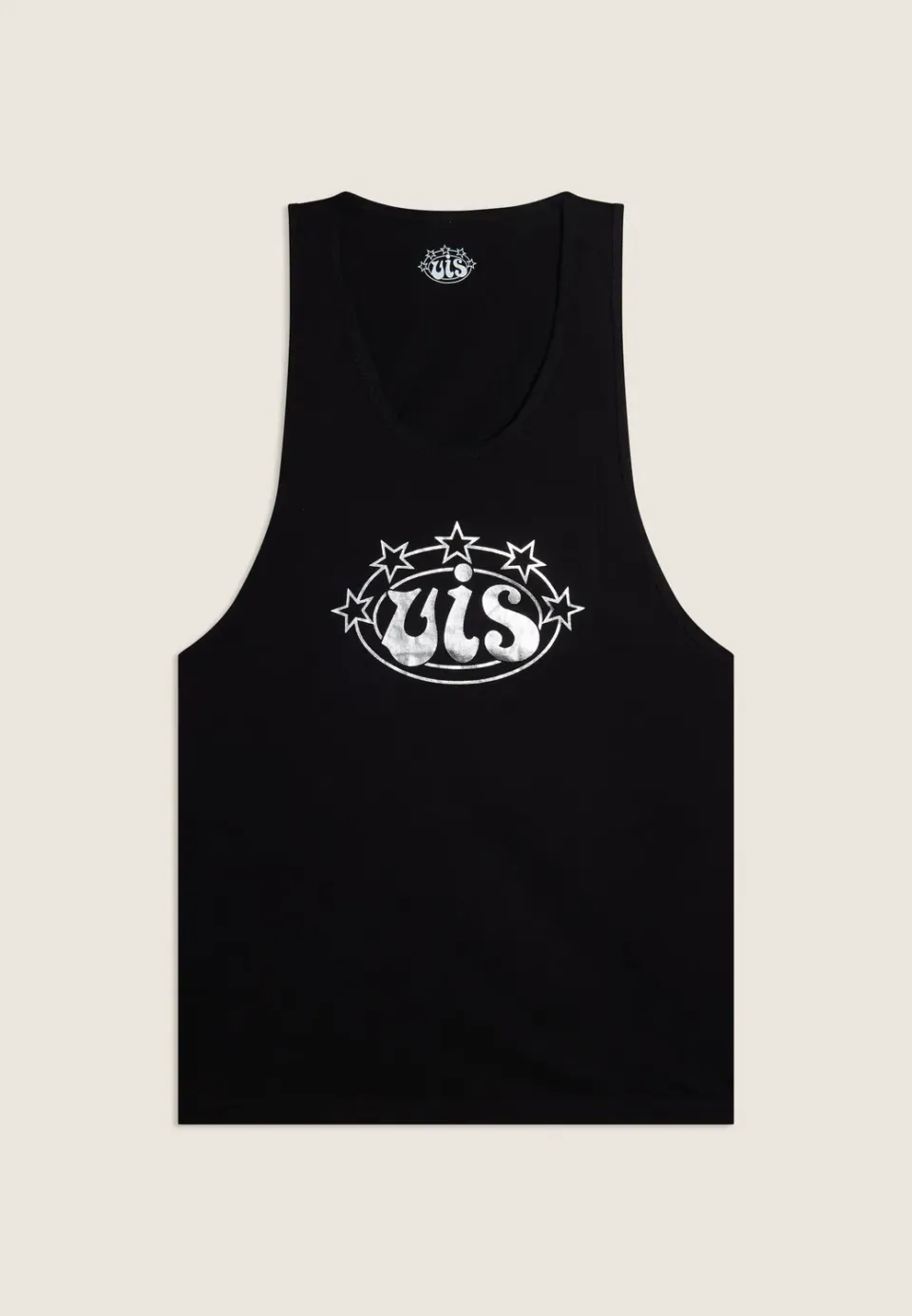Freddy Tanktop Damen schwarz-silber