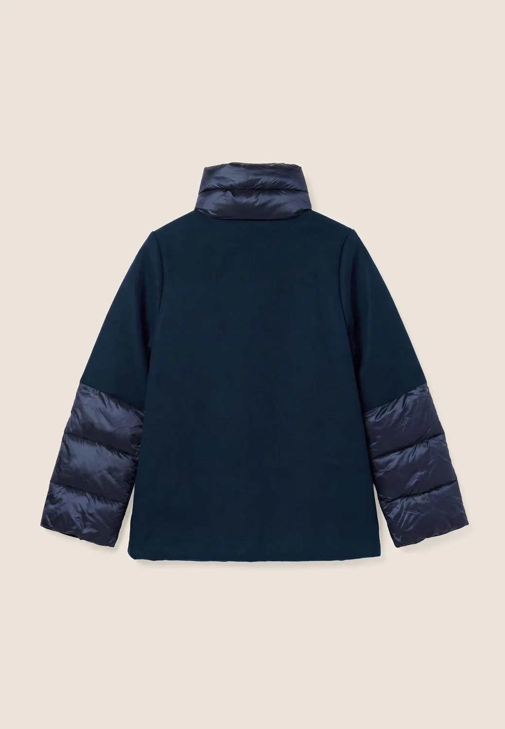 Freddy Damen Steppjacke Flanell Shimmer Wattiert Blau