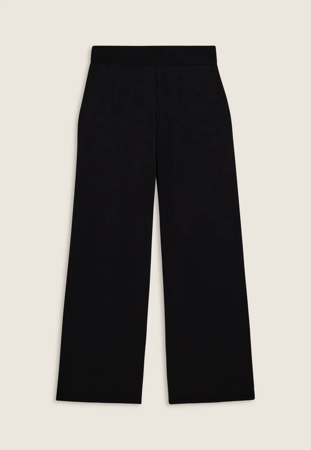 Freddy Strass Wide Leg Hose Schwarz Modal