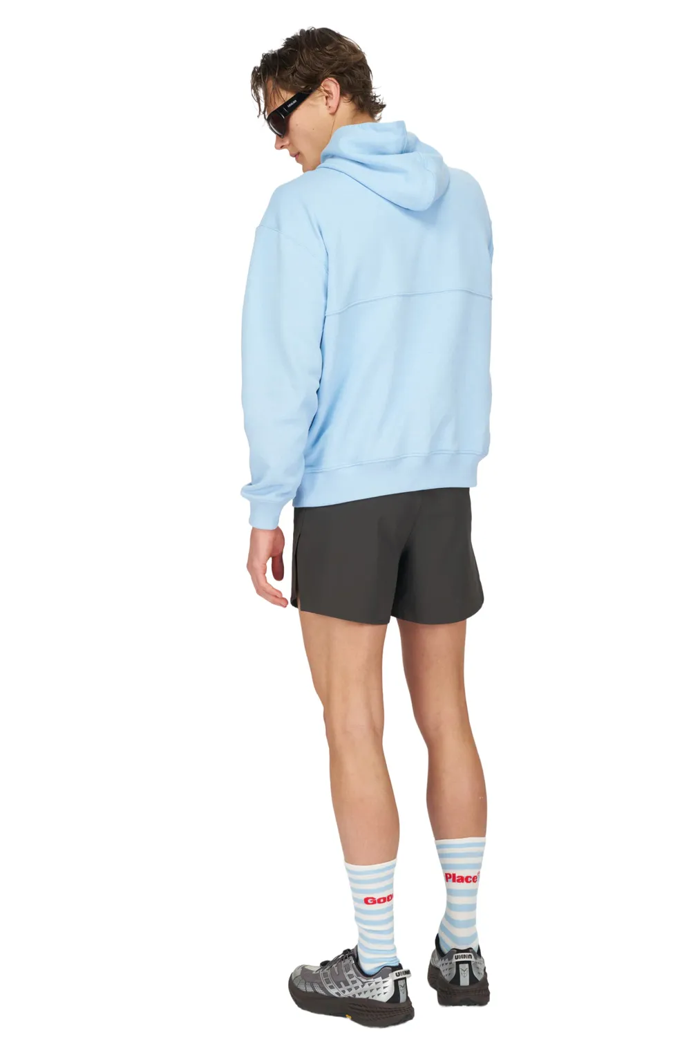 UNNA Slow Motion Hoodie Kapuzenpullover Serenity Blue Baumwolle