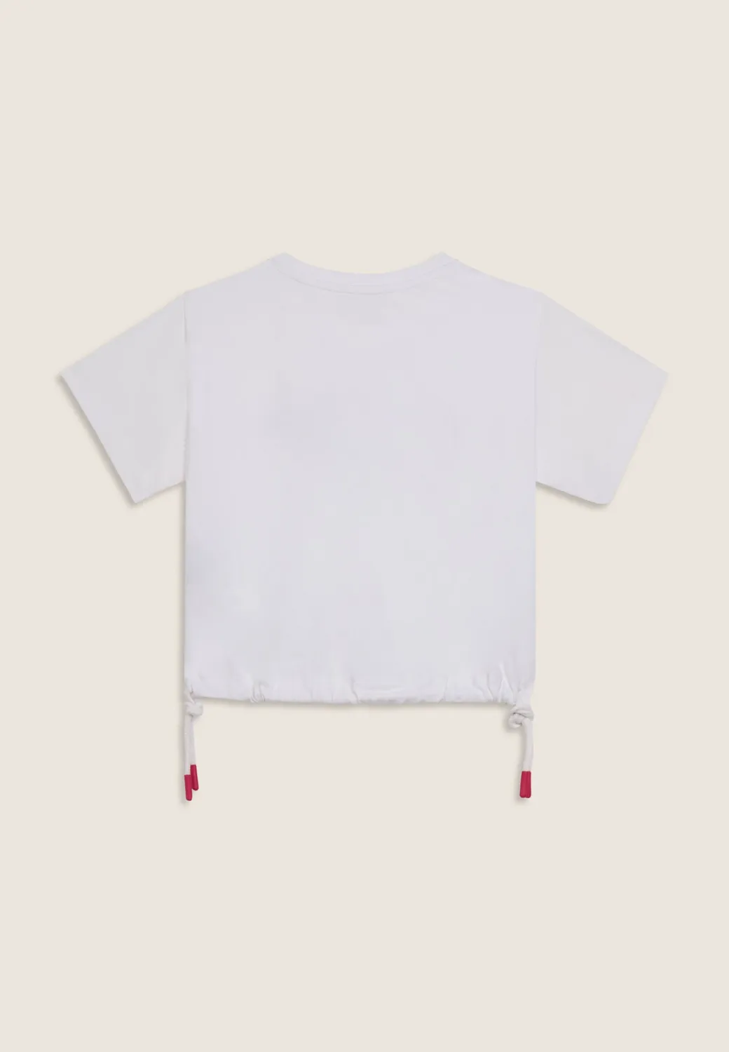 Freddy Cropped T-Shirt Mädchen Jersey Schwarz mit Kordelzug