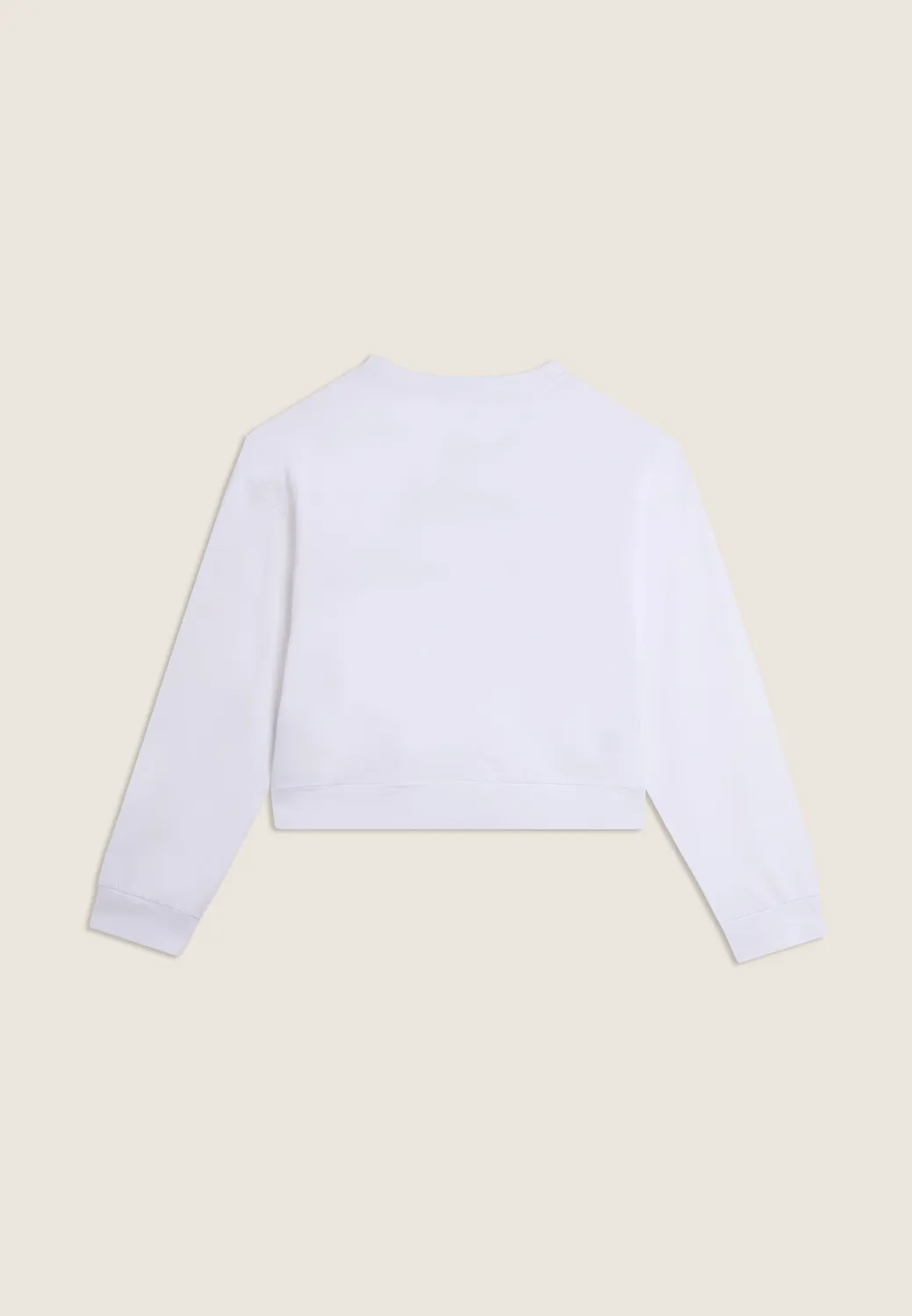 Freddy Sweatshirt Rundhals Schwarz-Weiß bequem