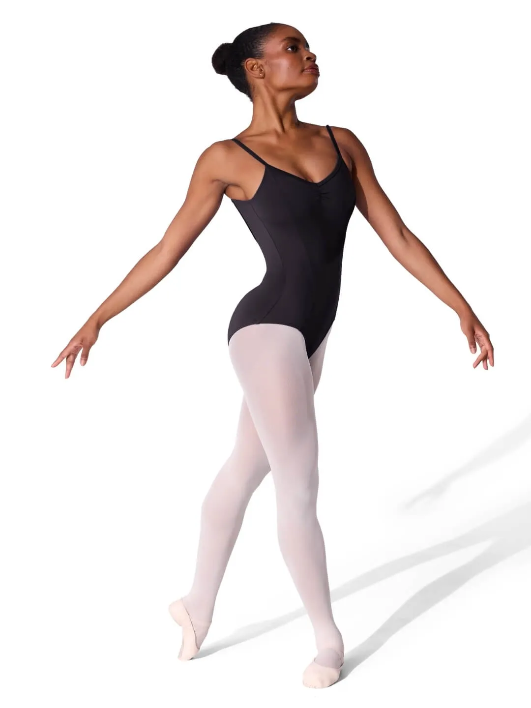 Capezio Essentials ES1001W Camisole Leotard Navy V-Ausschnitt