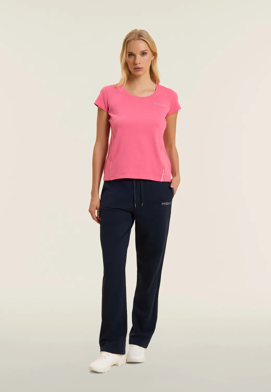 Freddy Comfort Fit Sporthose dunkelblau gerade