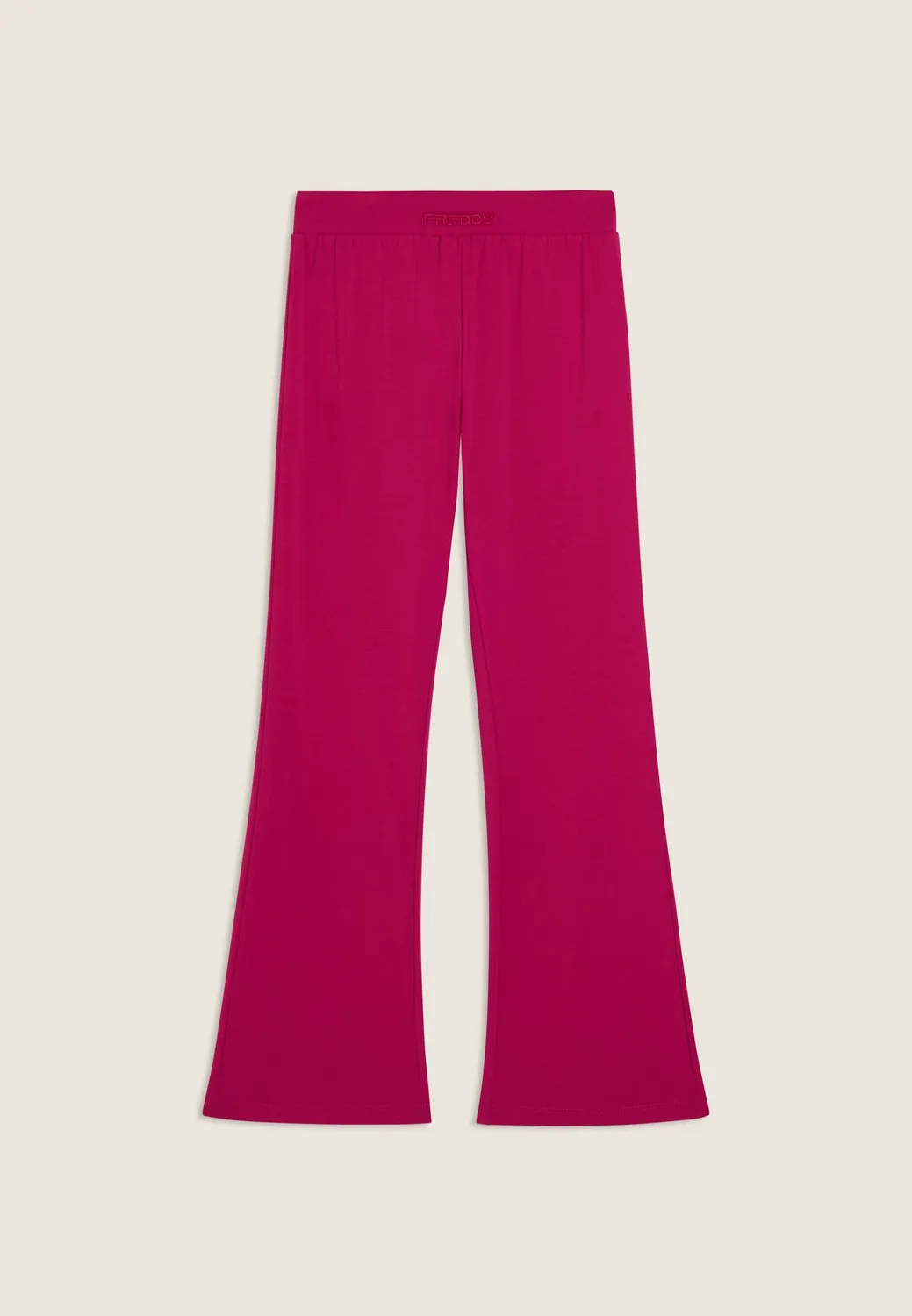 Freddy Flare Leggings Mädchen Schwarz Schlag Lang