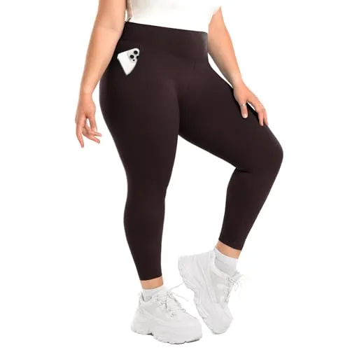 SINOPHANT High Waist Yogahose Damen schwarz blickdicht