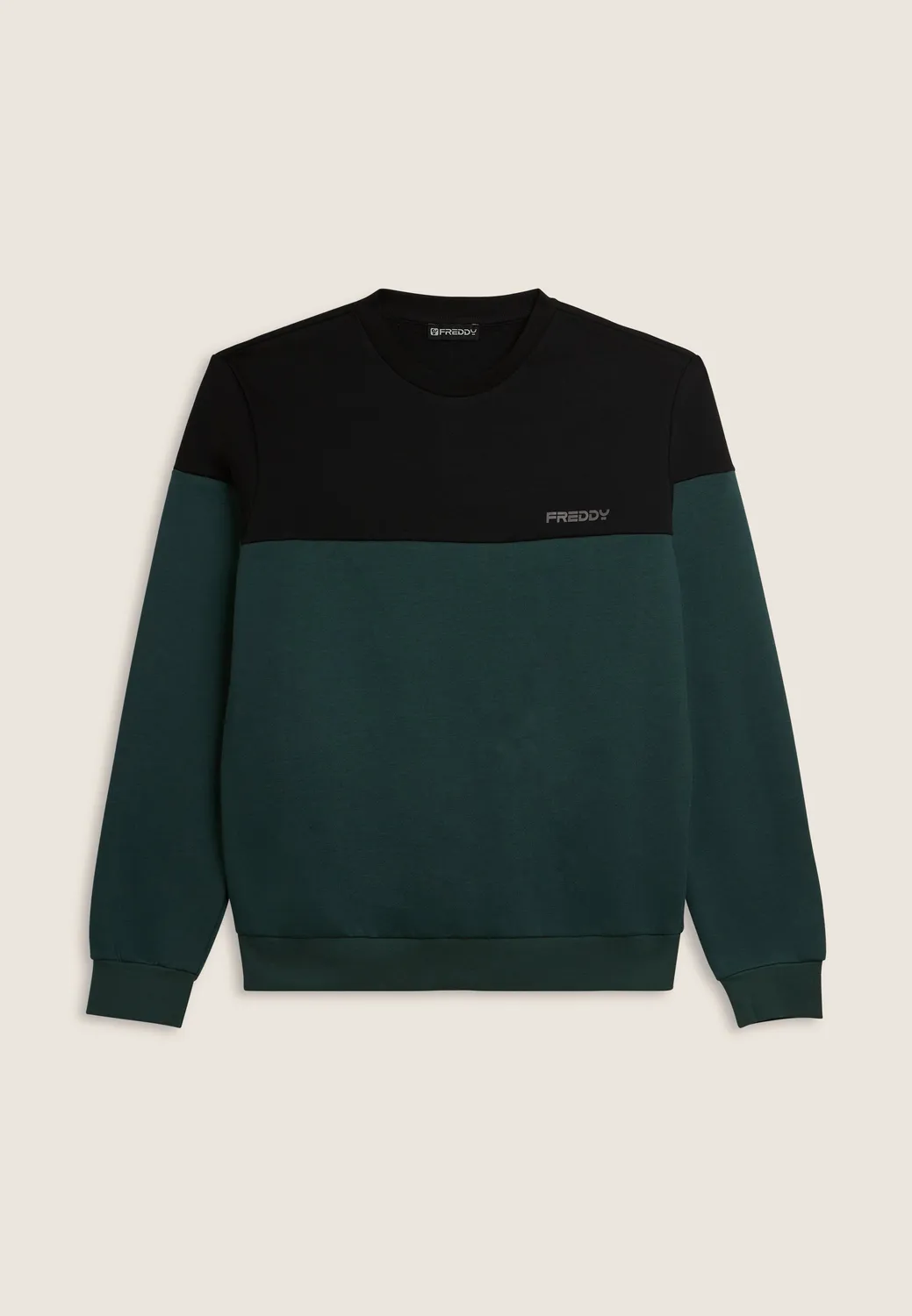Freddy Sweatshirt Herren Colour-Block Baumwolle Gr. M