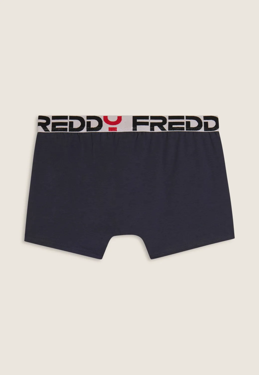 Freddy Herren Boxer Blu Navy AB0B3 Logo-Bund