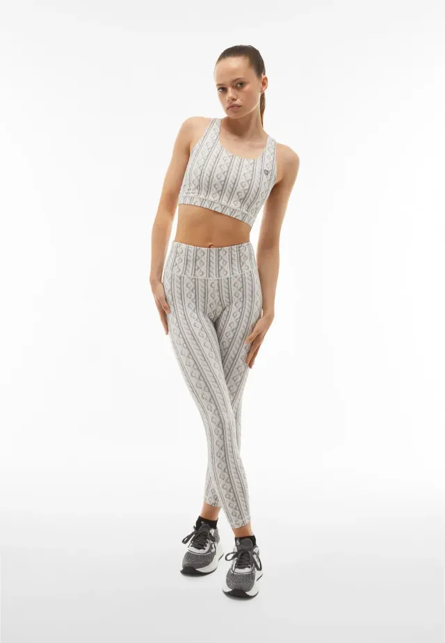 Freddy SuperFit 7/8 Leggings Tricot grau super high waist