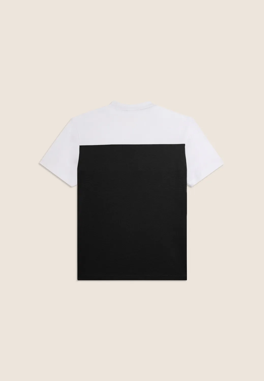 Freddy Colour Block T-Shirt Nero-Bianco Baumwolle