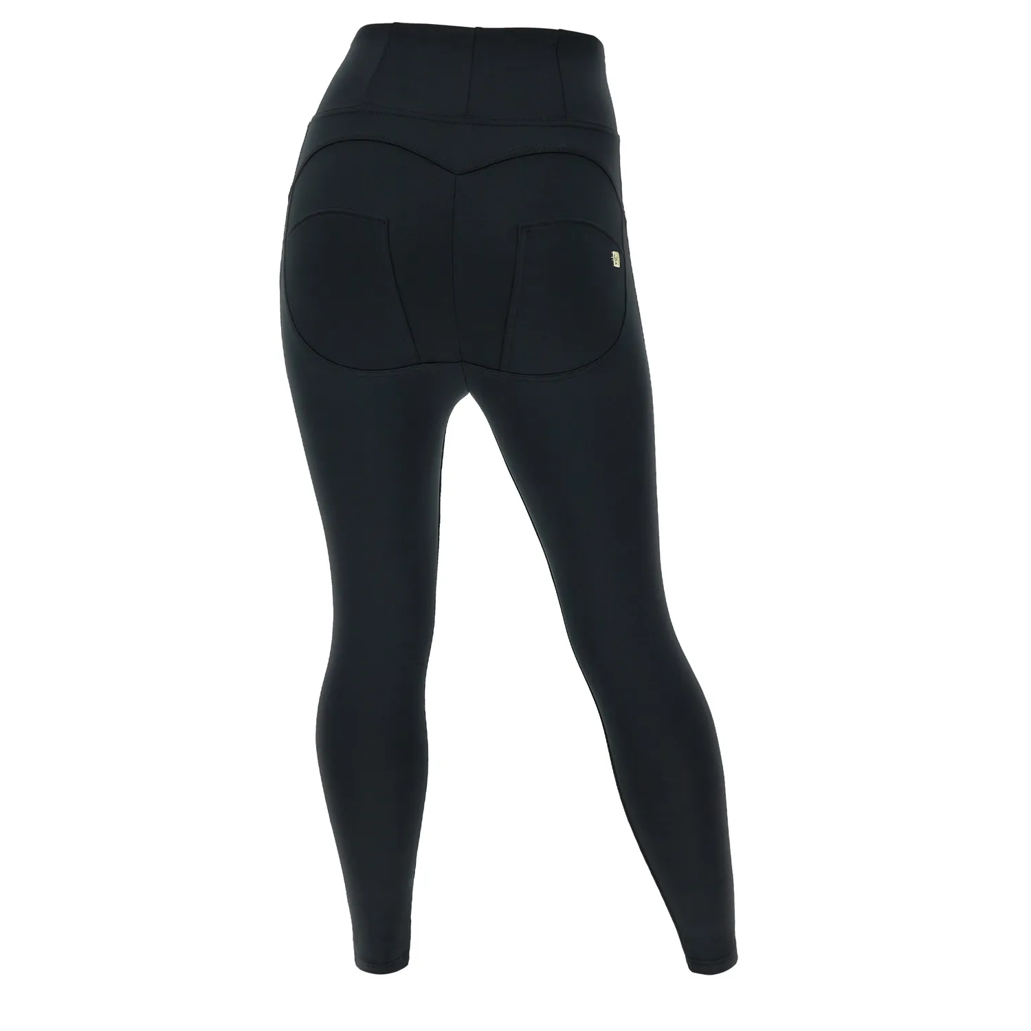 Freddy WR.UP Curvy 7/8 Leggings Schwarz Hoher Bund